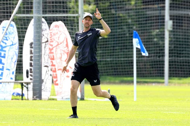 29.07.2026, DEU GER, Fussball , 2.Fussballbundesliga 2026 2027 (im Ligabetrieb zusätzlich: Spieltag, Saison 20xx 20xx), Berliner Olympiastadion, Hertha BSC, Training Co-Trainer Andreas Schumacher (Hertha BSC Berlin), Freisteller, 2. Liga: DFB DFL regulations prohibit any use of photographs as image sequences and or quasi-video) Nordphoto Berlin Sportforum Berlin Deutschland *** July 29, 2026, Germany, Soccer, 2026–2027 Bundesliga 2, additional matchday in the league schedule, 20xx–20xx season, Berlin Olympic Stadium, Hertha BSC, Assistant Coach Andreas Schumacher at Hertha BSC Berlin, cutout, 2nd Division; DFB and DFL regulations prohibit any use of photographs as image sequences and or quasi-video; Nordphoto Berlin, Sportforum Berlin, Germany Copyright: xNordphotox xEnglerx