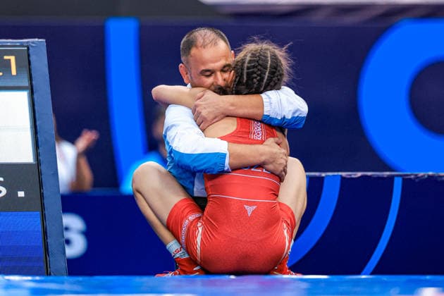 U17, U 17 Wrestling World Championships 43kg WW - Mukhlisa Masharipova (UZB) *** U17 Wrestling World Championships, 43 kg, Open Weight: Mukhlisa Masharipova (UZB) Copyright: xUnitedxWorldxWrestlingx xAmirrezx UWW-U17-WC-BAKU-2026