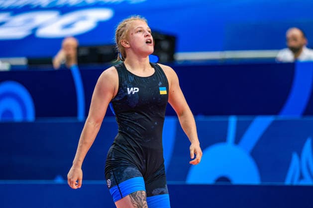 U17, U 17 Wrestling World Championships 57kg WW - Mariia Poltorak (UKR) *** U17 Wrestling World Championships, 57 kg, Women s Weight Class: Mariia Poltorak (UKR) Copyright: xUnitedxWorldxWrestlingx xAmirrezx UWW-U17-WC-BAKU-2026