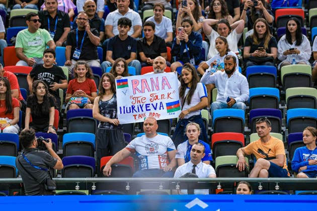 U17, U 17 Wrestling World Championships Fans *** U17 Wrestling World Championships Fans Copyright: xUnitedxWorldxWrestlingx xAmirrezx UWW-U17-WC-BAKU-2026
