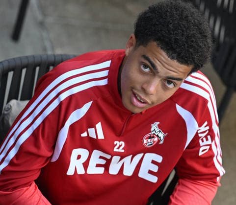 29.07.2026, xophax, Fussball 1.Bundesliga, 1.FC Koeln Trainingslager . Mannschaft des 1.FC Köln in Kitzbühel .Training in Sankt Johann. Hotel Kitzhof. Jahmai Simpson-Pusey ( 1.FC Köln ) Kitzbühel *** July 29, 2026, xophax, Soccer, Bundesliga 1, 1. FC Köln Training Camp: 1. FC Köln team in Kitzbühel; training in Sankt Johann; Hotel Kitzhof; Jahmai Simpson Pusey; 1. FC Köln; Kitzbühel