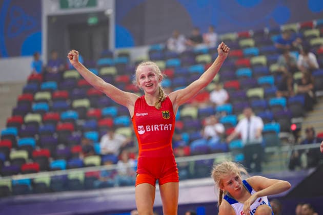U17, U 17 Wrestling World Championships 43kg WW - Finja Viviane Strauch (GER) *** U17 Wrestling World Championships, 43 kg Open Weight: Finja Viviane Strauch (GER)