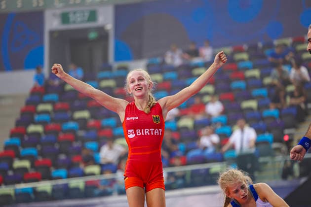 U17, U 17 Wrestling World Championships 43kg WW - Finja Viviane Strauch (GER) *** U17 Wrestling World Championships, 43 kg Open Weight: Finja Viviane Strauch (GER)