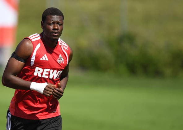 29.07.2026, xophax, Fussball 1.Bundesliga, 1.FC Koeln Trainingslager . Mannschaft des 1.FC Köln in Kitzbühel .Training in Sankt Johann. Ragnar Ache ( 1.FC Köln ) Kitzbühel *** July 29, 2026, xophax, Soccer, Bundesliga 1, 1. FC Köln Training Camp: 1. FC Köln Team in Kitzbühel; Training in Sankt Johann; Ragnar Ache; 1. FC Köln; Kitzbühel