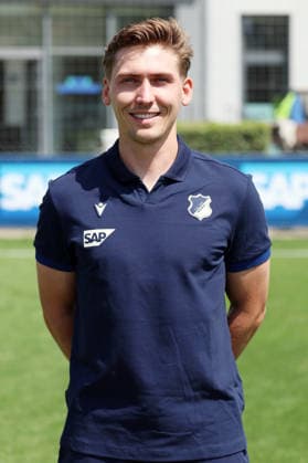23.07.2026, xrekx, Fussball 1.Bundesliga, TSG 1899 Hoffenheim - Fototermin Saison 2026 27 v.l. Dominik Deutschl Co-Trainer (TSG Hoffenheim) (DFL DFB REGULATIONS PROHIBIT ANY USE OF PHOTOGRAPHS as IMAGE SEQUENCES and or QUASI-VIDEO) Sinsheim *** July 23, 2026, xrekx, Soccer, Bundesliga 1, TSG 1899 Hoffenheim Photo Op, 2026–27 Season, from left: Dominik Deutschl, Assistant Coach, TSG Hoffenheim. DFL and DFB regulations prohibit any use of photographs as image sequences and or quasi-video. Sinsheim