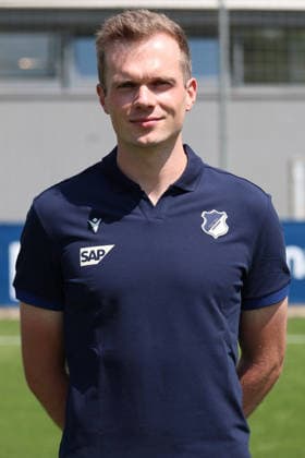23.07.2026, xrekx, Fussball 1.Bundesliga, TSG 1899 Hoffenheim - Fototermin Saison 2026 27 v.l. Philipp Lussi Athletiktrainer (TSG Hoffenheim) (DFL DFB REGULATIONS PROHIBIT ANY USE OF PHOTOGRAPHS as IMAGE SEQUENCES and or QUASI-VIDEO) Sinsheim *** July 23, 2026, xrekx, Soccer, Bundesliga 1, TSG 1899 Hoffenheim Photo Session, 2026–27 Season, from left: Philipp Lussi, Athletic Trainer, TSG Hoffenheim. DFL and DFB regulations prohibit any use of photographs as image sequences and or quasi-video. Sinsheim
