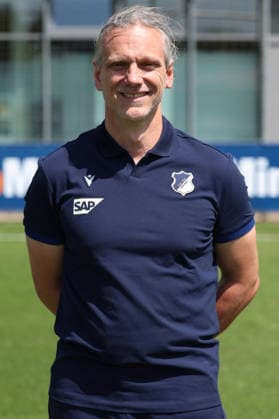 23.07.2026, xrekx, Fussball 1.Bundesliga, TSG 1899 Hoffenheim - Fototermin Saison 2026 27 v.l. Markus Zidek Rehatrainer (TSG Hoffenheim) (DFL DFB REGULATIONS PROHIBIT ANY USE OF PHOTOGRAPHS as IMAGE SEQUENCES and or QUASI-VIDEO) Sinsheim *** July 23, 2026, xrekx, Soccer, Bundesliga 1, TSG 1899 Hoffenheim Photo Session, 2026–27 Season, from left: Markus Zidek, Rehab Coach, TSG Hoffenheim. DFL and DFB regulations prohibit any use of photographs as image sequences and or quasi-video. Sinsheim