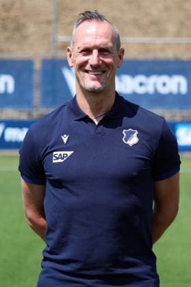 23.07.2026, xrekx, Fussball 1.Bundesliga, TSG 1899 Hoffenheim - Fototermin Saison 2026 27 v.l. Matthias Hagner Sportpsychologe (TSG Hoffenheim) (DFL DFB REGULATIONS PROHIBIT ANY USE OF PHOTOGRAPHS as IMAGE SEQUENCES and or QUASI-VIDEO) Sinsheim *** July 23, 2026, xrekx, Soccer, Bundesliga 1, TSG 1899 Hoffenheim Photo Session, 2026–27 Season, from left: Matthias Hagner, sports psychologist at TSG Hoffenheim. DFL and DFB regulations prohibit any use of photographs as image sequences and or quasi-video. Sinsheim