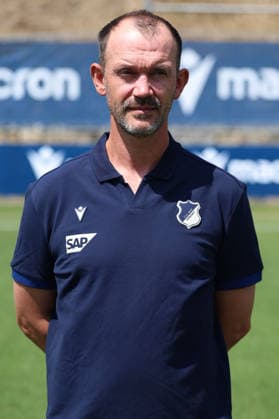 23.07.2026, xrekx, Fussball 1.Bundesliga, TSG 1899 Hoffenheim - Fototermin Saison 2026 27 v.l. Christian Seyfert Zeugwart (TSG Hoffenheim) (DFL DFB REGULATIONS PROHIBIT ANY USE OF PHOTOGRAPHS as IMAGE SEQUENCES and or QUASI-VIDEO) Sinsheim *** July 23, 2026, xrekx, Soccer, Bundesliga 1, TSG 1899 Hoffenheim Photo Session, 2026–27 Season, from left: Christian Seyfert, Equipment Manager, TSG Hoffenheim. DFL and DFB regulations prohibit any use of photographs as image sequences and or quasi-video. Sinsheim