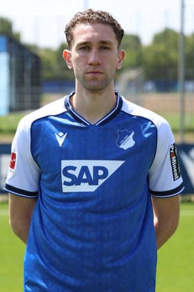 23.07.2026, xrekx, Fussball 1.Bundesliga, TSG 1899 Hoffenheim - Fototermin Saison 2026 27 v.l. Arthur Chaves (TSG Hoffenheim) (DFL DFB REGULATIONS PROHIBIT ANY USE OF PHOTOGRAPHS as IMAGE SEQUENCES and or QUASI-VIDEO) Sinsheim *** July 23, 2026, xrekx, Soccer, Bundesliga 1, TSG 1899 Hoffenheim Photo Session, 2026–27 Season, from left: Arthur Chaves, TSG Hoffenheim. DFL and DFB regulations prohibit any use of photographs as image sequences and or quasi-video. Sinsheim