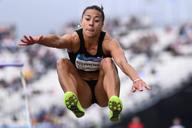 COM26 ATHLETICS, Briana Stephenson of New Zealand competes in the Women s Heptathlon Long Jump during the Glasgow 2026 Commonwealth Games at Scotstoun Stadium in Glasgow, Scotland, Wednesday, July 29, 2026. ( NO ARCHIVING, EDITORIAL USE ONLY Glasgow United Kingdom  Copyright: xJOELxCARRETTx 20260730122189417926