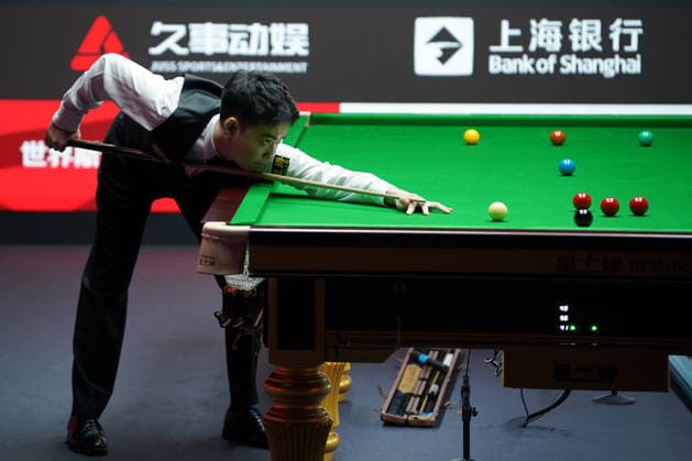 SHANGHAI, CHINA - JULY 29: Si Jiahui of China plays a shot in the second round match against Wu Yize of China on Day 3 of the 2026 Snooker Shanghai Masters on July 29, 2026 in Shanghai, China.  Copyright: xTaixChengzhex 111657087479