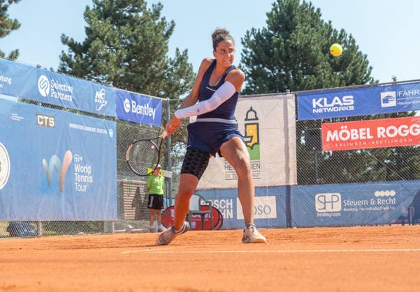 Angela Fita Boluda (ESP) im Spiel Angela Fita Boluda (ESP) vs. Aurora Zantedeschi (ITA 27. CTS Ladies Open Hechingen, Tennis, Frauen, Hechingen, 29.07.2026 27. CTS Ladies Open Hechingen, Tennis, Frauen, Hechingen, 29.07.2026 Hechingen *** Angela Fita Boluda (ESP) in the match between Angela Fita Boluda (ESP) and Aurora Zantedeschi (ITA) at the 27 CTS Ladies Open in Hechingen, Tennis, Women, Hechingen, July 29, 2026 27 CTS Ladies Open Hechingen, Tennis, Women, Hechingen, July 29, 2026 Hechingen Copyright: xEibner-Pressefotox EP_EER