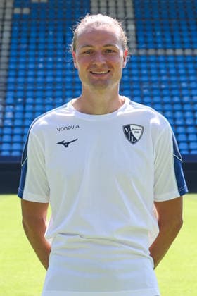 29.07.2026, Fussball, Saison 2026 2027, Porträttermin VfL Bochum, Reha-Trainer Mathis Beckmann (VfL Bochum) Bochum Ruhrstadion Deutschland xRHR-FOTOx *** July 29, 2026, Soccer, 2026–2027 Season, VfL Bochum Photo Shoot, Rehabilitation Coach Mathis Beckmann, VfL Bochum, Bochum, Ruhrstadion, Germany, xRHR PHOTOx Copyright: RHR-FOTOx RHR-FOTO