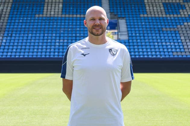29.07.2026, Fussball, Saison 2026 2027, Porträttermin VfL Bochum, Mark Sandfort (VfL Bochum) Bochum Ruhrstadion Deutschland xRHR-FOTOx *** July 29, 2026, Soccer, 2026–2027 Season, VfL Bochum Photo Shoot, Mark Sandfort, VfL Bochum, Bochum, Ruhrstadion, Germany, xRHR PHOTOx Copyright: RHR-FOTOx RHR-FOTO
