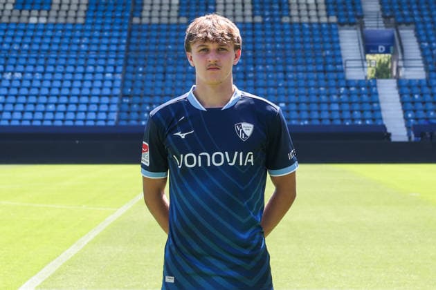 29.07.2026, Fussball, Saison 2026 2027, Porträttermin VfL Bochum, Kacper Koscierski (VfL Bochum) Bochum Ruhrstadion Deutschland xRHR-FOTOx *** July 29, 2026, Soccer, 2026–2027 Season, VfL Bochum Photo Shoot, Kacper Koscierski, VfL Bochum, Bochum, Ruhrstadion, Germany, xRHR PHOTOx Copyright: RHR-FOTOx RHR-FOTO