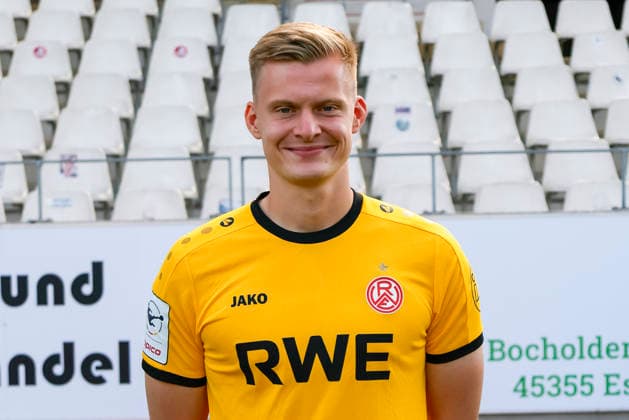 Jakob Golz; Rot-Weiss Essen; 3.Liga, Porträttermin 2026 2027 *** Jakob Golz, Rot Weiss Essen, 3rd Division, Profile Interview 2026–2027