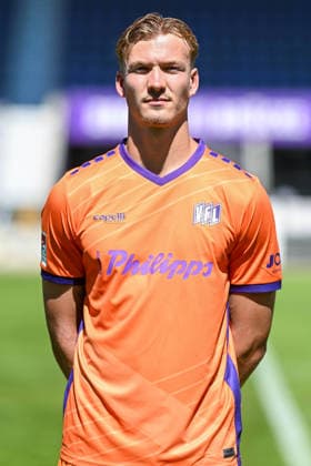 Porträttermin 2026 2027, VfL Osnabrück am 29.07.2026 an der Bremer Brücke in Osnabrück Torwart Jonas Krumrey (VfL Osnabrück) *** Portrait Session 2026–2027, VfL Osnabrück team photo taken on July 29, 2026, at the Bremer Brücke in Osnabrück. Goalie Jonas Krumrey, Osnabrück MT