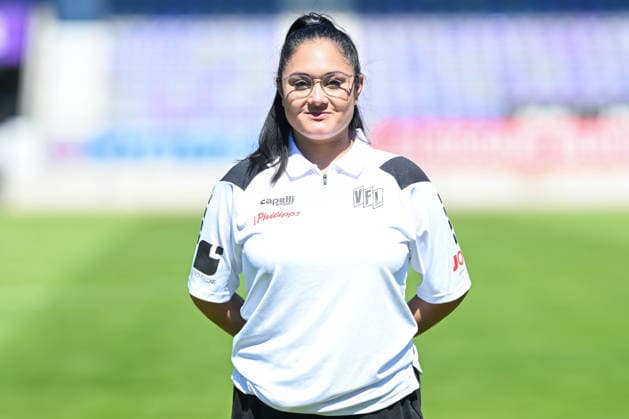 Porträttermin 2026 2027, VfL Osnabrück am 29.07.2026 an der Bremer Brücke in Osnabrück Physiotherapeutin Mailen Valle (VfL Osnabrück) *** Portrait Session 2026–2027, VfL Osnabrück team photo on July 29, 2026, at the Bremer Brücke in Osnabrück; Physical Therapist Mailen Valle, Osnabrück MT