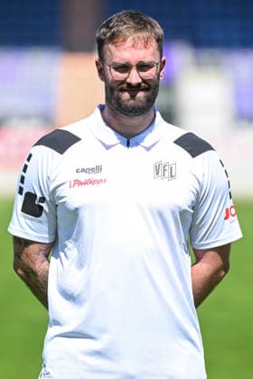Porträttermin 2026 2027, VfL Osnabrück am 29.07.2026 an der Bremer Brücke in Osnabrück Head of Performance Sebastian Schwermann (VfL Osnabrück) *** Portrait Session 2026–2027, team photo at VfL Osnabrück on July 29, 2026, at the Bremer Brücke in Osnabrück; Head of Performance Sebastian Schwermann, Osnabrück MT