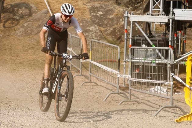 29.07.2026, Monteceneri, Monteceneri, 2026 UEC MTB European Championship, EM, Europameisterschaft XCC Qualifications Men Junior, Head 1, Leandro Rätz 58 (SUI) Monteceneri Monteceneri Ticino Switzerland *** July 29, 2026, Monteceneri, Monteceneri, 2026 UEC MTB European Championship XCC Qualifications Men s Junior, Heat 1, Leandro Rätz 58 SUI Monteceneri Monteceneri Ticino Switzerland Copyright: xJustPictures.ch FrancescoxMinghettix jp-en-FrMi-_NG_0510