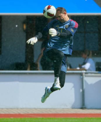 29.07.2026, FC Bayern Muenchen, Trainingslager am Tegernsee , Fussball, im Bild: Manuel Neuer (FC Bayern Muenchen) *** July 29, 2026, FC Bayern Munich, Training Camp at Lake Tegernsee, Soccer, Sports, Pictured: Manuel Neuer, FC Bayern Munich