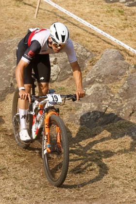 29.07.2026, Monteceneri, Monteceneri, 2026 UEC MTB European Championship, EM, Europameisterschaft XCC Qualifications Men Juniorr, Head 2, Andri Steinmann 19 (SUI) Monteceneri Monteceneri Ticino Switzerland *** July 29, 2026, Monteceneri, Monteceneri, 2026 UEC MTB European Championship XCC Qualifications Men s Junior, Head 2, Andri Steinmann 19 SUI Monteceneri Monteceneri Ticino Switzerland Copyright: xJustPictures.ch FrancescoxMinghettix jp-en-FrMi-_NG_0726