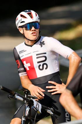 29.07.2026, Monteceneri, Monteceneri, 2026 UEC MTB European Championship, EM, Europameisterschaft XCC Qualifications Men Junior, Marwan Barhoumi 21 (SUI) Monteceneri Monteceneri Ticino Switzerland *** July 29, 2026, Monteceneri, Monteceneri, 2026 UEC MTB European Championship XCC Qualifications Men s Junior, Marwan Barhoumi 21 SUI Monteceneri Monteceneri Ticino Switzerland Copyright: xJustPictures.ch FrancescoxMinghettix jp-en-FrMi-_NG_0889