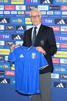 IPA87092941 - Giovanni Malago’ during the press conference, PK, Pressekonferenz to introduce Technical Commissioner Roberto Mancini and Technical Director Claudio Ranieri at the FIGC headquarters on Via Po in Rome, Italy—Wednesday, July 29, 2025. Sports—Soccer.  Copyright: xFabrizioxCorradetti IPAxSportx xx 87092941