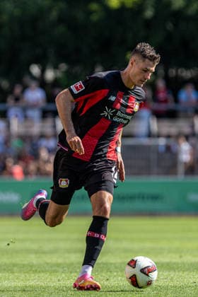 Testspiel: Bayer 04 Leverkusen - KRC Genk; 29.07.2026 Patrik Schick (Bayer 04 Leverkusen, 14) Testspiel: Bayer 04 Leverkusen - KRC Genk; Ulrich-Haberland-Stadion, Leverkusen; 29.07.2026 *** Friendly Match: Bayer 04 Leverkusen vs. KRC Genk, July 29, 2026; Patrik Schick, Bayer 04 Leverkusen; 14; Friendly Match: Bayer 04 Leverkusen vs. KRC Genk, Ulrich Haberland Stadium, Leverkusen, July 29, 2026 Copyright: xBEAUTIFULxSPORTS Buriakovx