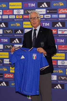 Giovanni Malago™ during press conference, PK, Pressekonferenz to present new coach Roberto Mancini and new technical director Claudio Ranieri at the Rome s, Italy - Wednesday July 29, 2026 - Soccer ( Photo by Alfredo Falcone LaPresse )  Copyright: xAlfredoxFalcone LaPressex