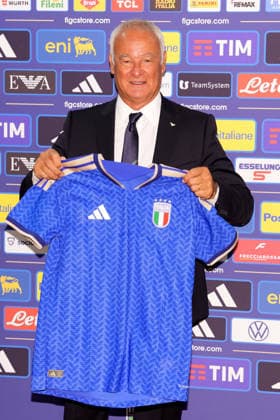 Claudio Ranieri during press conference, PK, Pressekonferenz to present new coach Roberto Mancini and new technical director Claudio Ranieri at the Rome s, Italy - Wednesday July 29, 2026 - Soccer ( Photo by Alfredo Falcone LaPresse )  Copyright: xAlfredoxFalcone LaPressex