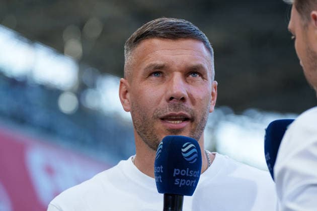 Lukas Podolski seen during UEFA Champions League 26 27 2nd qualifying round 2st leg match between teams of Gornik Zabrze and Fenerbahce SK (Lukasz Germaniuk Ball Raw Images) Zabrze Arena Zabrze Poland Copyright: xLukaszxGermaniukx 260726WSZ-12