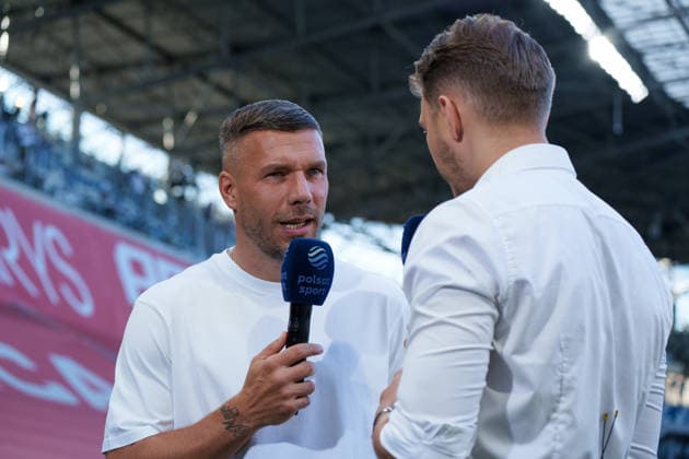 Lukas Podolski seen during UEFA Champions League 26 27 2nd qualifying round 2st leg match between teams of Gornik Zabrze and Fenerbahce SK (Lukasz Germaniuk Ball Raw Images) Zabrze Arena Zabrze Poland Copyright: xLukaszxGermaniukx 260726WSZ-14