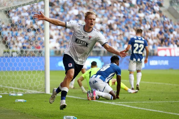 Football, Champions League qualifiers, Lech Poznań v Aarhus GF