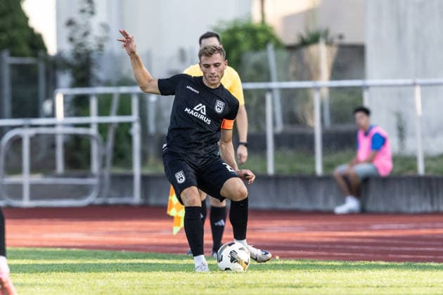 Freisteller Einzelbild Alexander Kopf (SSV Ulm 1846 Fußball, 20) VfB Friedrichshafen vs. SSV Ulm 1846 Fußball, Fussball, Wfv-Pokal, 2. Runde, Zeppelinstadion Friedrichshafen 29.07.26 VfB Friedrichshafen vs. SSV Ulm 1846 Fußball, Fussball, Wfv-Pokal, 2. Runde, Zeppelinstadion Friedrichshafen 29.07.26 Friedrichshafen *** Cropped Single Image: Alexander Kopf, SSV Ulm 1846 Soccer, 20 VfB Friedrichshafen vs. SSV Ulm 1846 Soccer, Wfv Cup, Round 2, Zeppelinstadion Friedrichshafen, July 29, 2026, VfB Friedrichshafen vs. SSV Ulm 1846 Soccer, WfV Cup, 2nd Round, Zeppelin Stadium, Friedrichshafen, July 29, 2026, Friedrichshafen Copyright: xEibner-Pressefotox EP_EER