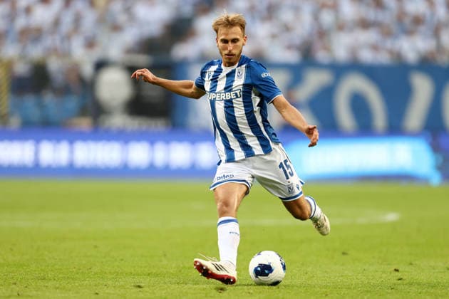 Lech Poznan V Aarhus GF - UEFA Champions League 2026 2027 Second Qualifying Round Second Leg Michal Gurgul during the UEFA Champions League 2026 2027 Second Qualifying Round Second Leg match between Lech Poznan and Aarhus GF at Enea Stadium in Poznan, Poland, on July 29, 2026. Poznan Poland  Copyright: xPiotrxMatusewiczx originalFilename:matusewicz-lechpozn260729_npKnz.jpg