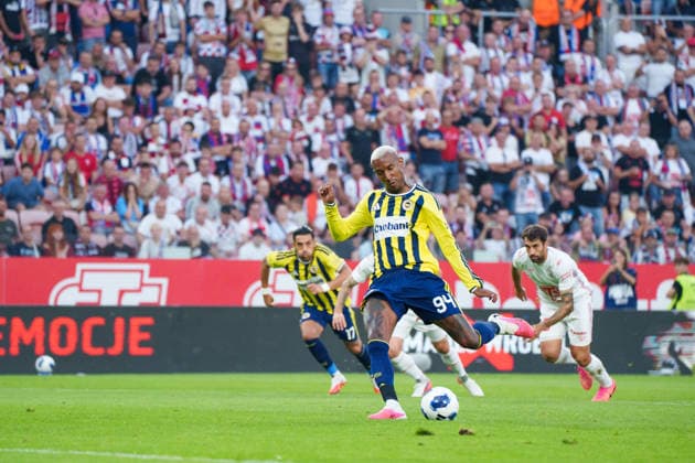 Anderson Talisca seen during UEFA Champions League 26 27 2nd qualifying round 2st leg match between teams of Gornik Zabrze and Fenerbahce SK (Lukasz Germaniuk Ball Raw Images) Zabrze Arena Zabrze Poland Copyright: xLukaszxGermaniukx 260726WSZ-66