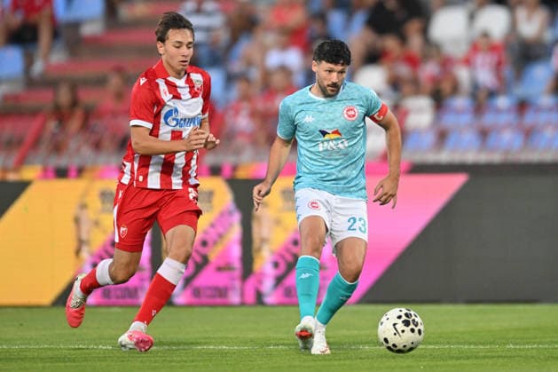 Football, Champions League qualifiers, Red Star Belgrade v Larne FC