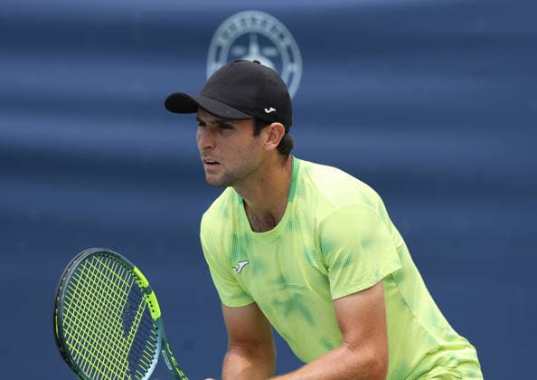 July 29, 2026, Washington, Illinois, USA: ALEKSANDAR VUKIC of Australia during the match against L. Musetti of Italy in the second round of Mubadala Washington DC, USA. Washington USA - ZUMAc278 20260729_zsp_c278_033 Copyright: xMarcinxCholewinskix