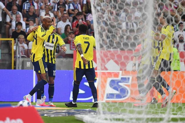 ZABRZE 29.07.2026 MECZ II RUNDA ELIMINACJYJNA LIGA MISTRZOW SEZON 2026 27: GORNIK ZABRZE - FENERBAHCE SK --- UEFA CHAMPIONS LEAGUE SECOND QUALIFYING ROUND MATCH: GORNIK ZABRZE - FENERBAHCE SK TALISCA RADOSC FOT. WIKTOR FARYNA 400MM.PL NEWSPIX.PL --- newspix.pl 