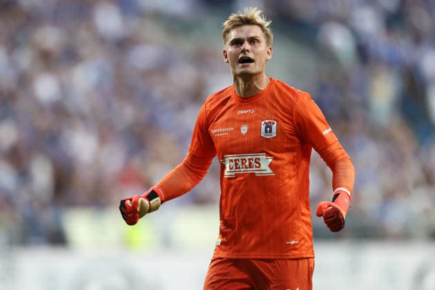 Lech Poznan v Aarhus GF - UEFA Champions League 2026 2027 Second Qualifying Round Second Leg Mads Christiansen during the UEFA Champions League 2026 2027 Second Qualifying Round Second Leg match between Lech Poznan and Aarhus GF at Enea Stadium in Poznan, Poland, on July 29, 2026. Poznan Poland  Copyright: xPiotrxMatusewiczx originalFilename:matusewicz-lechpozn260729_npwRB.jpg