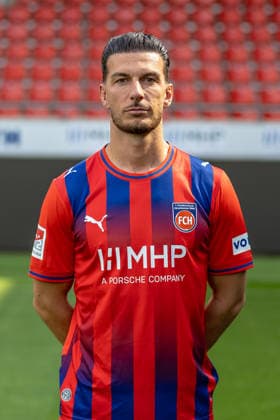 Leart Pacarada (1.FC Heidenheim, 23), GER, 1.FC Heidenheim, Fussball, 2. Bundesliga, Portraettermin 2026 2027, 29.07.2026, DFL DFB REGULATIONS PROHIBIT ANY USE OF PHOTOGRAPHS AS IMAGE SEQUENCES AND OR QUASI-VIDEO, GER, 1.FC Heidenheim, Fussball, 2. Bundesliga, Portraettermin 2026 2027, 29.07.2026 Heidenheim *** Leart Pacarada, 1 FC Heidenheim, 23, GER, 1 FC Heidenheim, soccer, 2. Bundesliga, photo shoot 2026–2027, July 29, 2026, DFL and DFB regulations prohibit any use of photographs as image sequences and or quasi-video, GER, 1 FC Heidenheim, soccer, 2. Bundesliga, portrait session 2026–2027, July 29, 2026, Heidenheim Copyright: xEibner-Pressefoto JanixPlessx EP_JPL