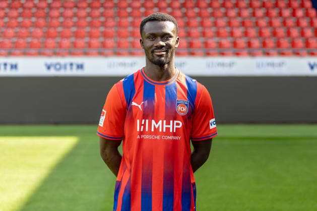 Sirlord Conteh (1.FC Heidenheim, 31), GER, 1.FC Heidenheim, Fussball, 2. Bundesliga, Portraettermin 2026 2027, 29.07.2026, DFL DFB REGULATIONS PROHIBIT ANY USE OF PHOTOGRAPHS AS IMAGE SEQUENCES AND OR QUASI-VIDEO, GER, 1.FC Heidenheim, Fussball, 2. Bundesliga, Portraettermin 2026 2027, 29.07.2026 Heidenheim *** Sirlord Conteh, 1 FC Heidenheim, 31, GER, 1 FC Heidenheim, soccer, 2. Bundesliga, photo shoot 2026–2027, July 29, 2026, DFL and DFB regulations prohibit any use of photographs as image sequences and or quasi-video, GER, 1 FC Heidenheim, soccer, 2. Bundesliga, photo shoot 2026–2027, July 29, 2026, Heidenheim Copyright: xEibner-Pressefoto JanixPlessx EP_JPL