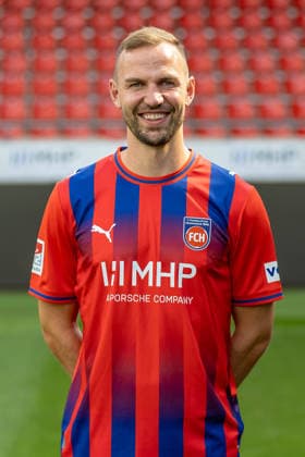 Benedikt Gimber (1.FC Heidenheim, 05), GER, 1.FC Heidenheim, Fussball, 2. Bundesliga, Portraettermin 2026 2027, 29.07.2026, DFL DFB REGULATIONS PROHIBIT ANY USE OF PHOTOGRAPHS AS IMAGE SEQUENCES AND OR QUASI-VIDEO, GER, 1.FC Heidenheim, Fussball, 2. Bundesliga, Portraettermin 2026 2027, 29.07.2026 Heidenheim *** Benedikt Gimber, 1. FC Heidenheim, 05, GER, 1. FC Heidenheim, soccer, 2. Bundesliga, photo shoot 2026–2027, July 29, 2026, DFL and DFB regulations prohibit any use of photographs as image sequences and or quasi-video, GER, 1 FC Heidenheim, soccer, 2. Bundesliga, portrait session 2026–2027, July 29, 2026, Heidenheim Copyright: xEibner-Pressefoto JanixPlessx EP_JPL