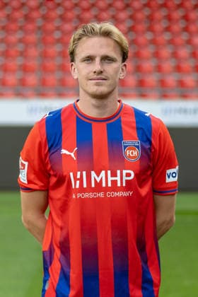 Mikkel Kaufmann (1.FC Heidenheim, 29), GER, 1.FC Heidenheim, Fussball, 2. Bundesliga, Portraettermin 2026 2027, 29.07.2026, DFL DFB REGULATIONS PROHIBIT ANY USE OF PHOTOGRAPHS AS IMAGE SEQUENCES AND OR QUASI-VIDEO, GER, 1.FC Heidenheim, Fussball, 2. Bundesliga, Portraettermin 2026 2027, 29.07.2026 Heidenheim *** Mikkel Kaufmann, 1 FC Heidenheim, 29, GER, 1 FC Heidenheim, soccer, 2. Bundesliga, photo shoot 2026–2027, July 29, 2026, DFL and DFB regulations prohibit any use of photographs as image sequences and or quasi-video, GER, 1 FC Heidenheim, soccer, 2. Bundesliga, photo shoot 2026–2027, July 29, 2026, Heidenheim Copyright: xEibner-Pressefoto JanixPlessx EP_JPL