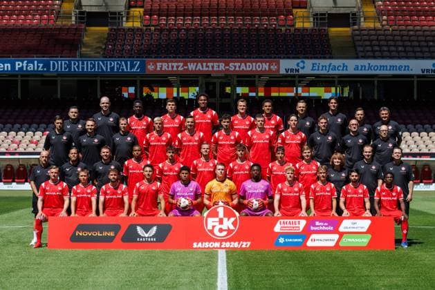 Football, 2nd Bundesliga, 1. FC Kaiserslautern, Headshots 2026 2027