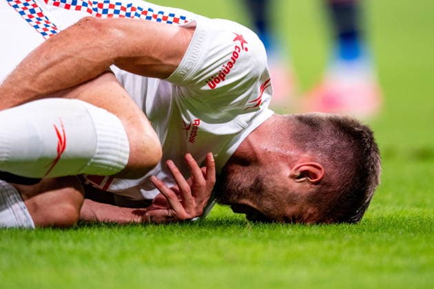 2026.07.29 Zabrze pilka nozna Eliminacje Ligi Mistrzow sezon 2026 2027 Gornik Zabrze - Fenerbahce N z Michal Sacek Foto Weronika Morciszek PressFocus 2026.07.29 Zabrze Football - Champions League Elimination season 2026 2027 Gornik Zabrze - Fenerbahce Michal Sacek Credit: Weronika Morciszek PressFocus NEWSPIX.PL --- newspix.pl 