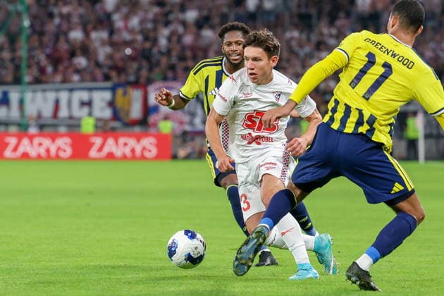 Zabrze 29.07.2026. Football UEFA Champions League match between Gornik Zabrze and Fenerbahce SK in Zabrze, Poland on July 29, 2026 --- Mecz pilka nozna UEFA Champions League pomiedzy Gornik Zabrze a Fenerbahce SK w Zabrzu, Polska 29 lipca 2026 Persons Shown: Maksym Khlan Fot. Michal Gaciarz Arena Akcji NEWSPIX.PL --- newspix.pl 