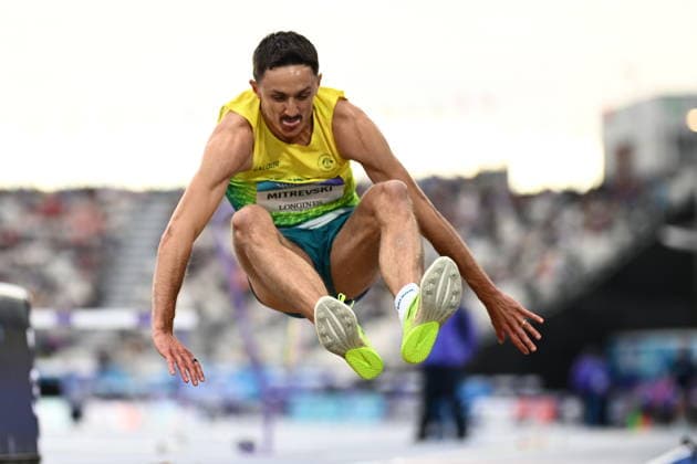 COM26 ATHLETICS, Christopher Mitrevski of Australia competes during the Mens Long Jump Final during the Glasgow 2026 Commonwealth Games at Scotstoun Stadiumin Glasgow, Scotland, Wednesday, July 29, 2026. ( NO ARCHIVING, EDITORIAL USE ONLY Glasgow Scotland United Kingdom  Copyright: xJOELxCARRETTx 20260730188233101067